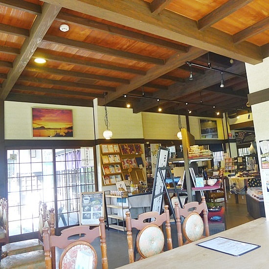 キモノスタイルカフェの天井